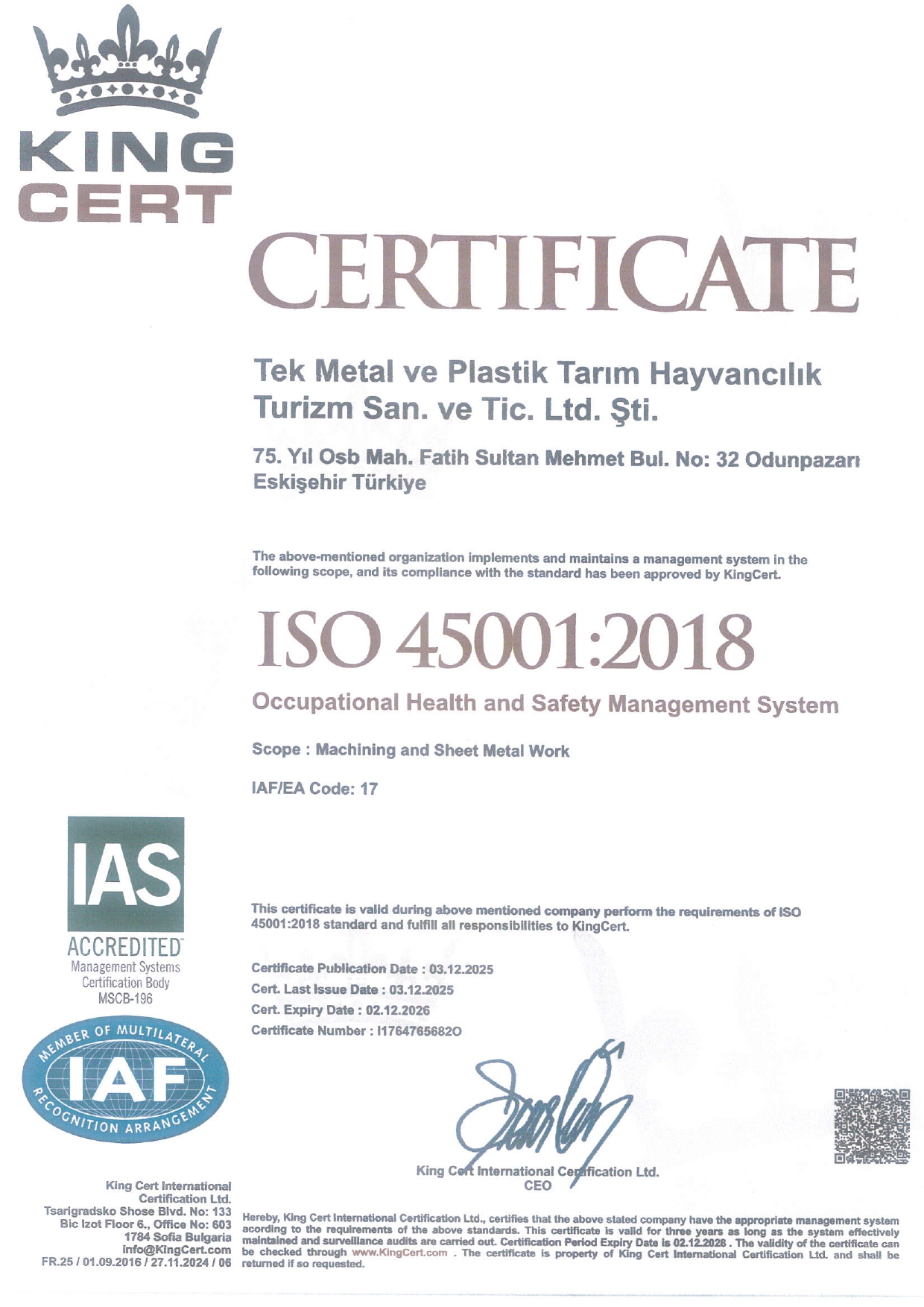 ISO 45001